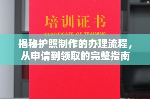 邓州揭秘护照制作的办理流程，从申请到领取的完整指南